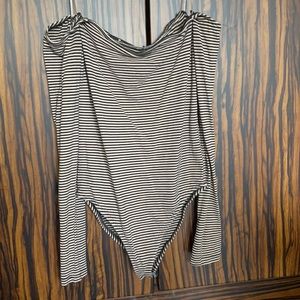 Women’s long sleeve off shoulder body suit